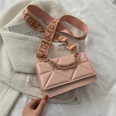 Sac Bandoulière - Élégance Rose Poudré
