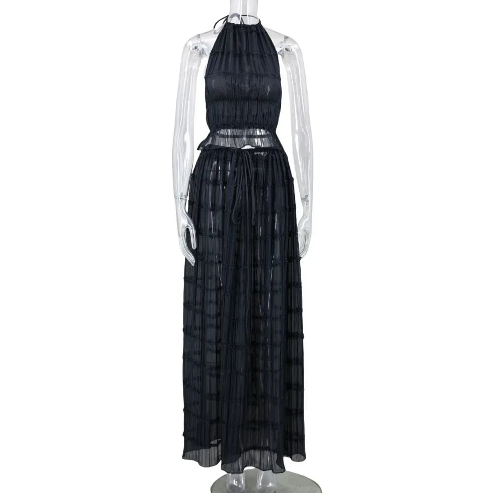Robe Longue Plissée 