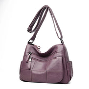 Sac Bandoulière Vintage Camel Multi-Poches