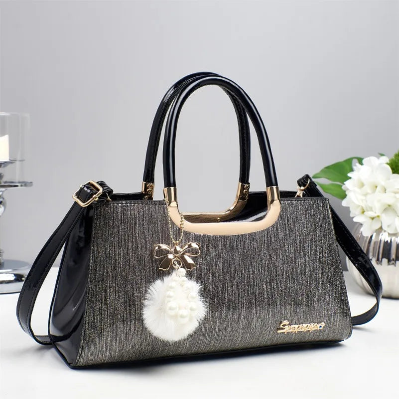 Sac à Main Femme Bimatière Pailleté — Charme & Élégance