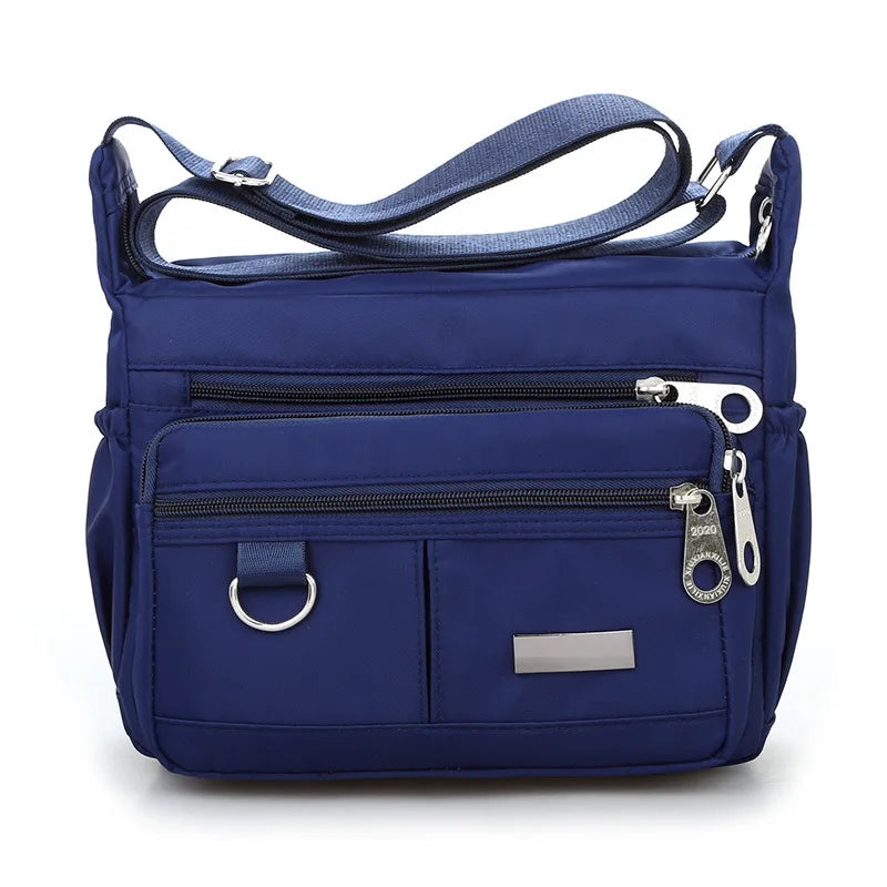 Sac Bandoulière Femme Multi-Poches — Nylon Imperméable