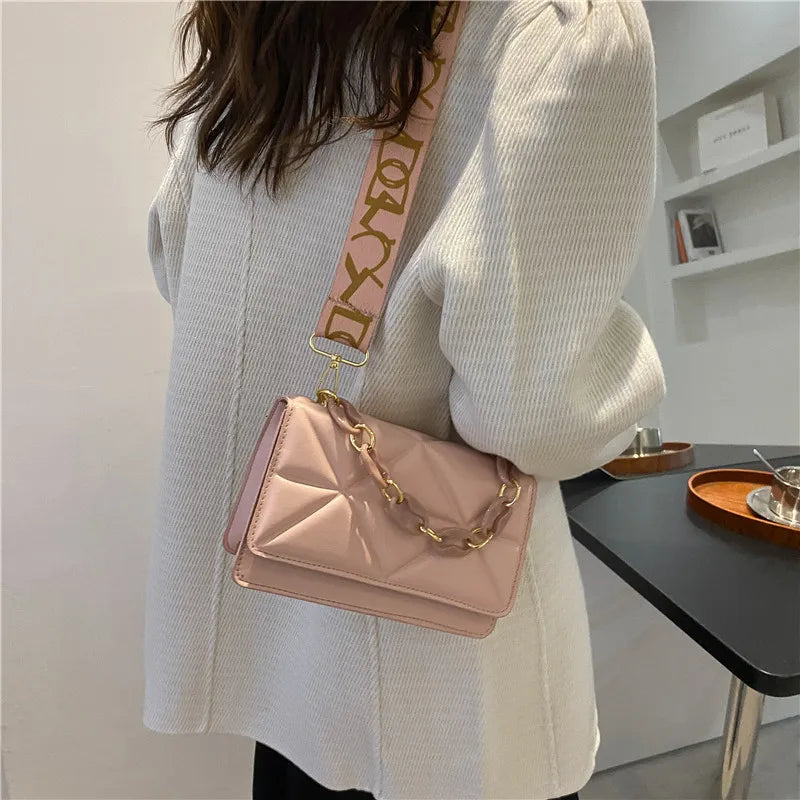 Sac Bandoulière - Élégance Rose Poudré