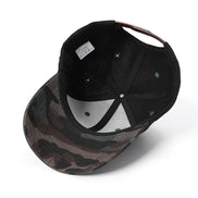AKJ Fashion camouflage print baseball cap with adjustable strap and polyester material. Unisex design for outdoor use.