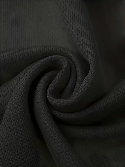Ensemble sport AKJ Fashion homme 2 pièces, t-shirt MC et bas en tissu technique respirant gris foncé