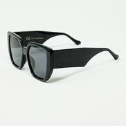 Lunettes œil de chat géométriques noires en polycarbonate, style rétro Pin-up, par AKJ Fashion