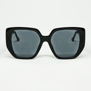 AKJ Fashion lunettes œil de chat géométriques noires en polycarbonate, style rétro Pin-up.
