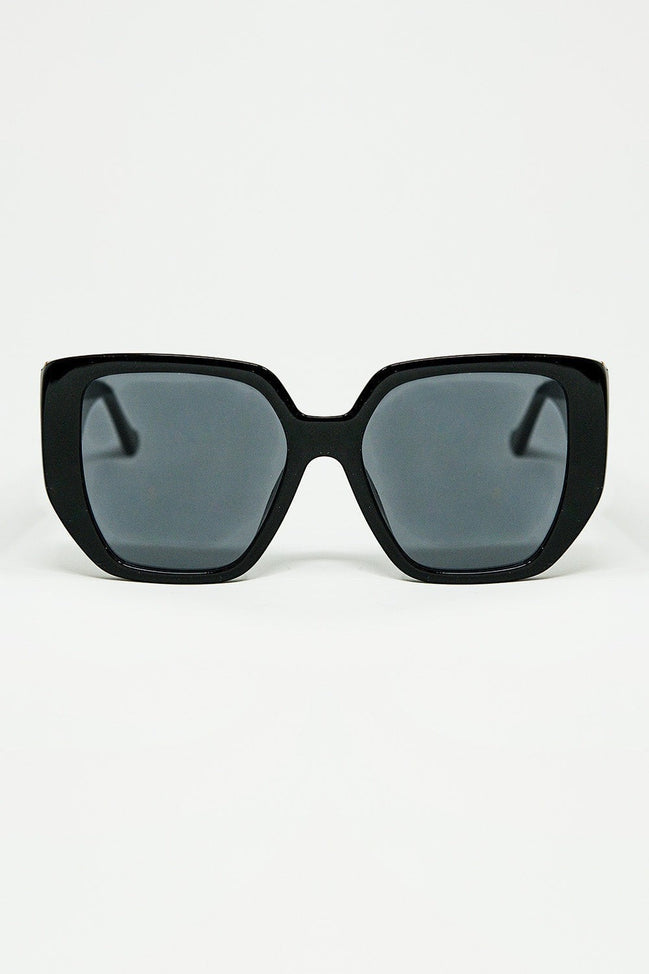 AKJ Fashion lunettes œil de chat géométriques noires en polycarbonate, style rétro Pin-up.