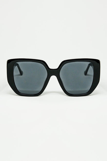AKJ Fashion lunettes œil de chat géométriques noires en polycarbonate, style rétro Pin-up.