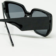 AKJ Fashion lunettes œil de chat géométriques noires en polycarbonate, style rétro Pin-up.