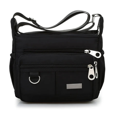 Sac Bandoulière Femme Multi-Poches — Nylon Imperméable