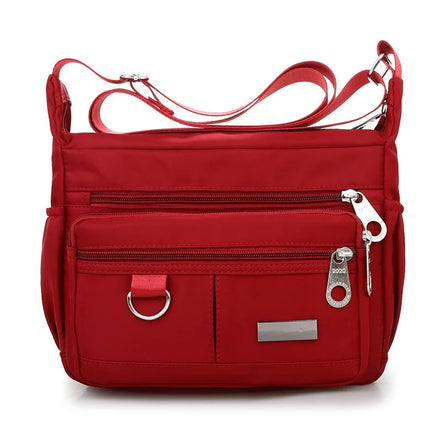Sac Bandoulière Femme Multi-Poches — Nylon Imperméable
