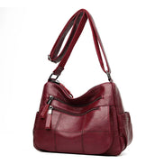 Sac Bandoulière Vintage Camel Multi-Poches